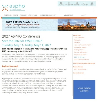 Picture of Conference Website Landing Page Digital Ad